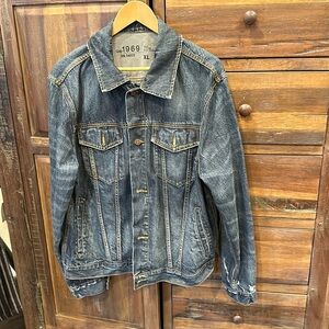 Gap Distressed Jean Jacket